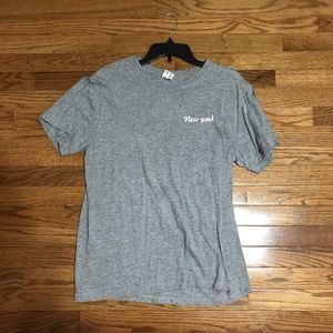 grey new york tee